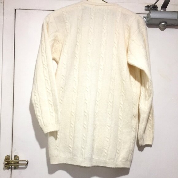 VINTAGE RINO ROSSI HAND FRAMED WOOL BLEND SWEATER CARDIGANS SIZE M - Picture 4 of 12